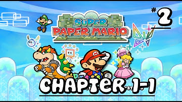 Super Paper Mario - Chapter 1-1 - Walkthrough - No Commentary