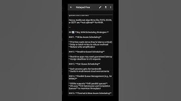 NVM Scheduling in Operating System ⚡ | How Modern OS Manages Non-Volatile Memory