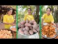 Sweet and Crispy Potatoes Cooked by Mommy chef Sros | Cooking with Sros