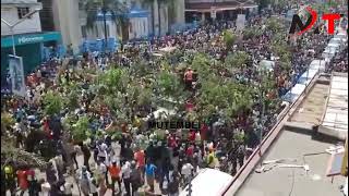 Millions Of Kenyans Storm The Steets Mourning Baba Raila Odinga Death