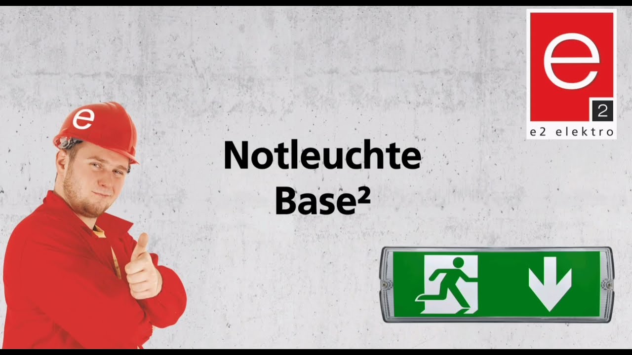 Notleuchte Base² LED 3H mit Autotest