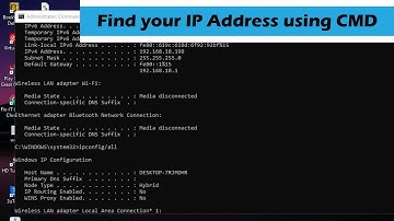 Find your IP Address with CMD Command Prompt