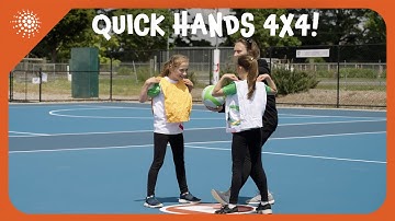 Quick Hands 4x4 | Netball Drills Ep.6