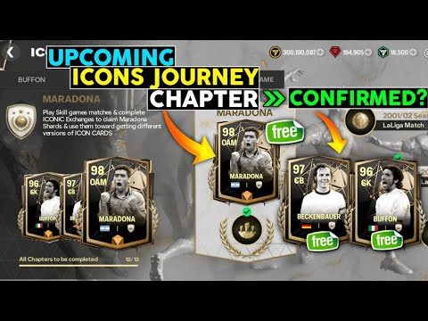 NEW ICONS JOURNEY CHAPTER 👑 MARADONA COMING BACK⁉️ LATEST ICONS JOURNEY PROGRESS &amp; MORE