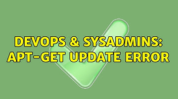 DevOps & SysAdmins: apt-get update Error