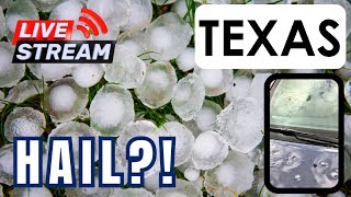 🔴LIVE TEXAS CHASE - Very Large Hail Risk (May 27, 2024) {C-A} screenshot 4