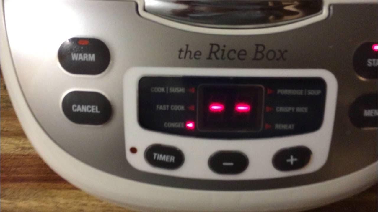 cook congee by breville rice cooker YouTube