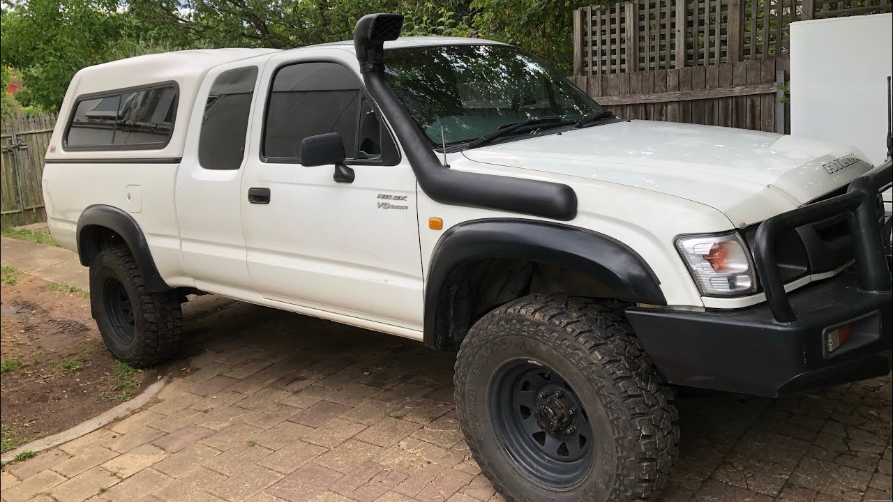Hilux snorkel install 3.4L V6. Vzn172 YouTube
