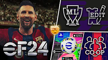 eFootball 2024 — МАСТЕР ЛИГА, РЕДАКТОР, КРОССПЛАТФОРМ