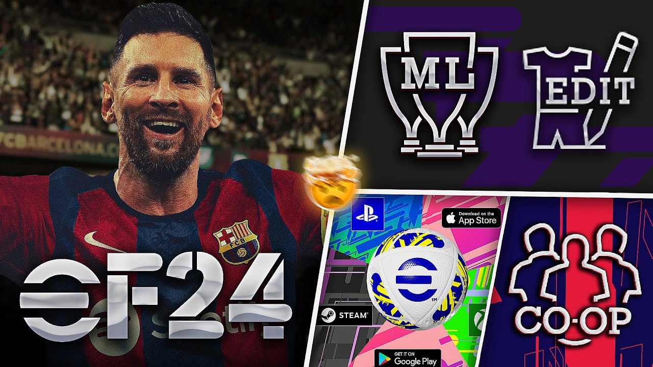 eFootball NEW UPDATE, eFootball 2024 RELEASE DATE, CROSS PLATFORM, EDIT  MODE, ML, FULL DETAILS