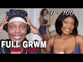 0-100 FULL GRWM DATE NIGHT| MAKEUP + FRAGRANCE + HAIR + OUTFIT