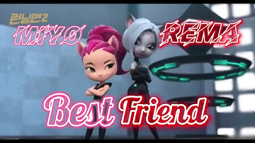 Miyo and rema || Best friend || running Man animation || music video