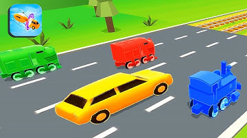 SHAPE SHIFTING 🏃‍♂️🚗🚲🚦All Levels Gameplay Walkthrough Android,ios max L3DS