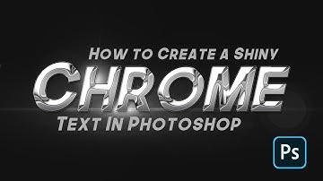 Shiny Chrome Text Effect | Photoshop Tutorial