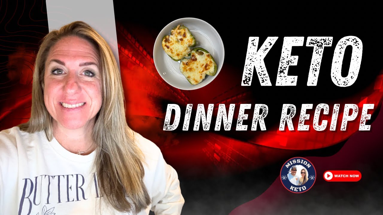WHAT'S FOR DINNER ON KETO? | KETO STUFFED PEPPERS - LASAGNA  STYLE! |