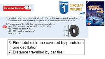 Circular measure formative exercise 1.2 Q6 Q7 sukatan membulat latihan formatif 1.2 form 5 kssm
