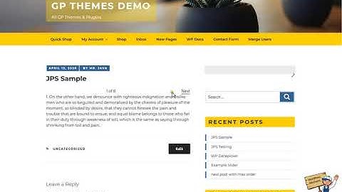 jQuery Post Splitter - WordPress Plugin by Fahad Mahmood