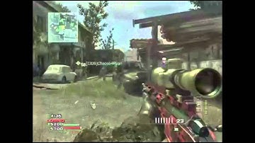 Modern Warfare 3 Clip - Throwing Knife Across The Map On Fallen!