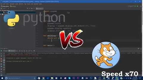 Python VS Scratch Speed Coding [Pong Game]