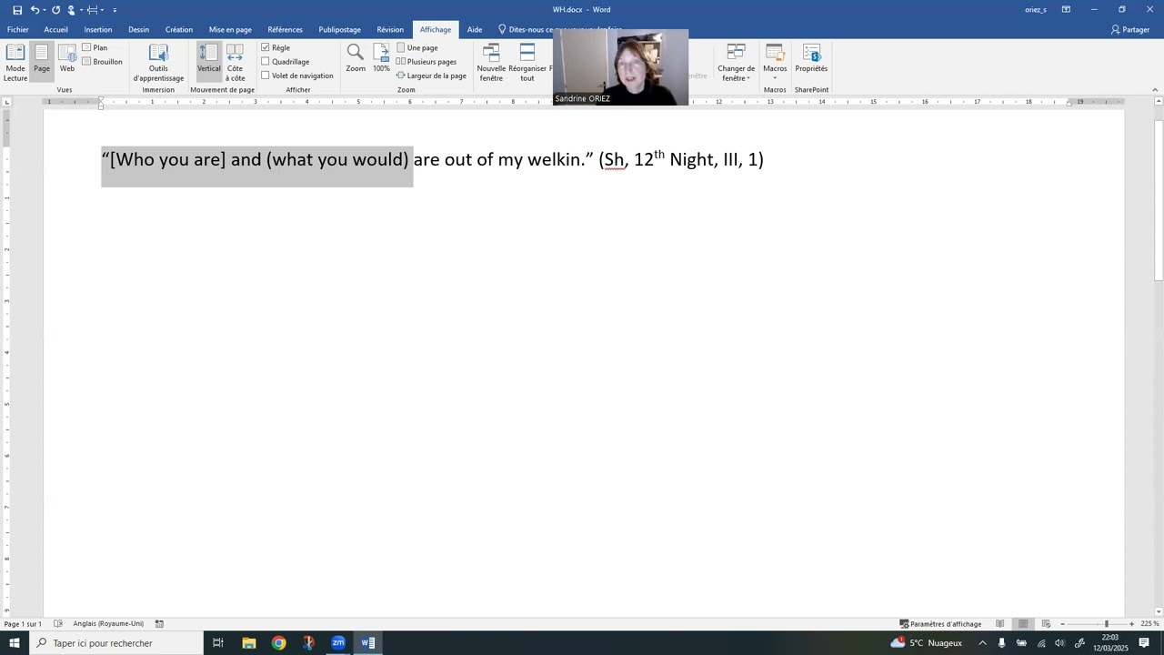 Linguistique anglaise (par Sandrine Oriez) : Les propositions en WH-