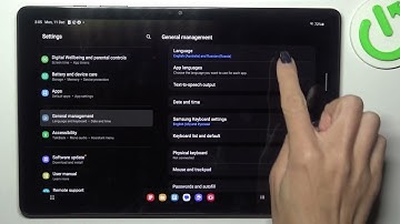 Changing System Language on Samsung Galaxy Tab A9+