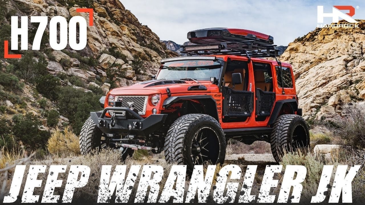 24x14 H700 Affliction | Jeep Wrangler JK | Hardrock Offroad Wheels - YouTube