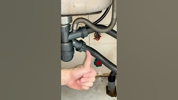 Hướng dẫn thay thế xi phông chậu rửa bát nhanh chóng #trending #plumbing #diy