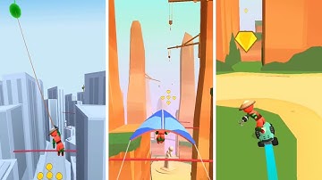 Swing Loops Levels 1-20 IOS Gameplay