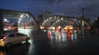 Bijulibazar ARC bridge at night in Kathmandu