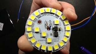 A look at an odd LED panel that uses an SM2087 chip.