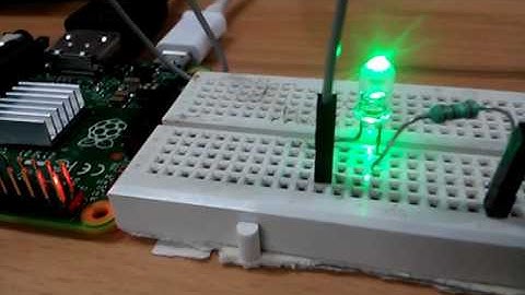 Controlling Brightness of LED using RaspberryPi