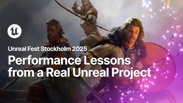 Profiling with Purpose: Performance Lessons from a Real Unreal Project | Unreal Fest Stockholm 2025