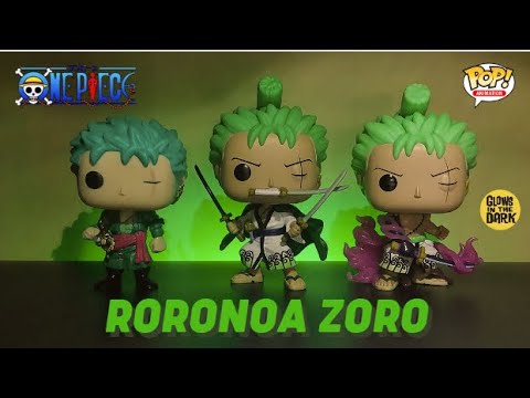 Roronoa Zoro with Enma Glows in the dark complete set of Funko Pops