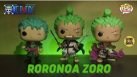 Roronoa Zoro with Enma Glows in the dark complete set of Funko Pops| One Piece anime Unboxing
