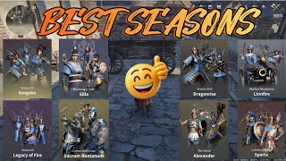 BEST SEASONS TIER LIST!