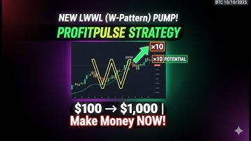 BTC W-Pattern PUMP (10/10/2025)! ProfitPulse Strategy → $100 to $1,000 NEXT WEEK
