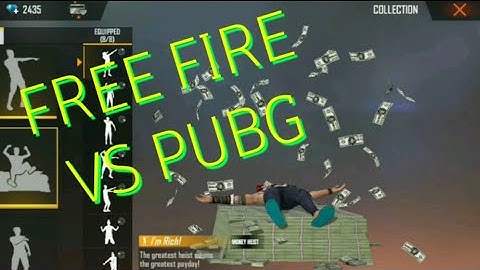 Top 10 Best Emotes in Free Fire - Free Fire vs Pubg Emotes Battle - Which is best Free Fire or Pubg?
