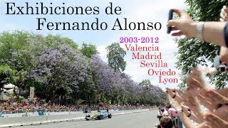 Exhibiciones de Fernando Alonso | 2003-2012