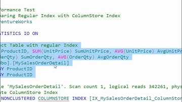 Introduction to Columnstore Index by Pinal Dave