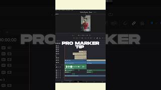 RIGHT WAY to use MARKERS in DaVinci Resolve. #davinciresolve #davinciresolveforbeginners