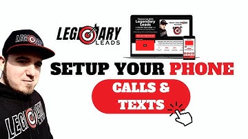 Legendary Leads - Setting Up Your Phone Number
