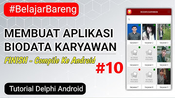 Membuat Aplikasi Biodata Karyawan #10 | Compile Ke Android