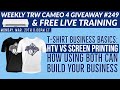 Silhouette Cameo 4 Giveaway #249 | Build your Business with HTV & Screen Print