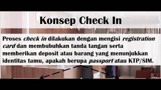 Penanganan Check In Tamu Individu