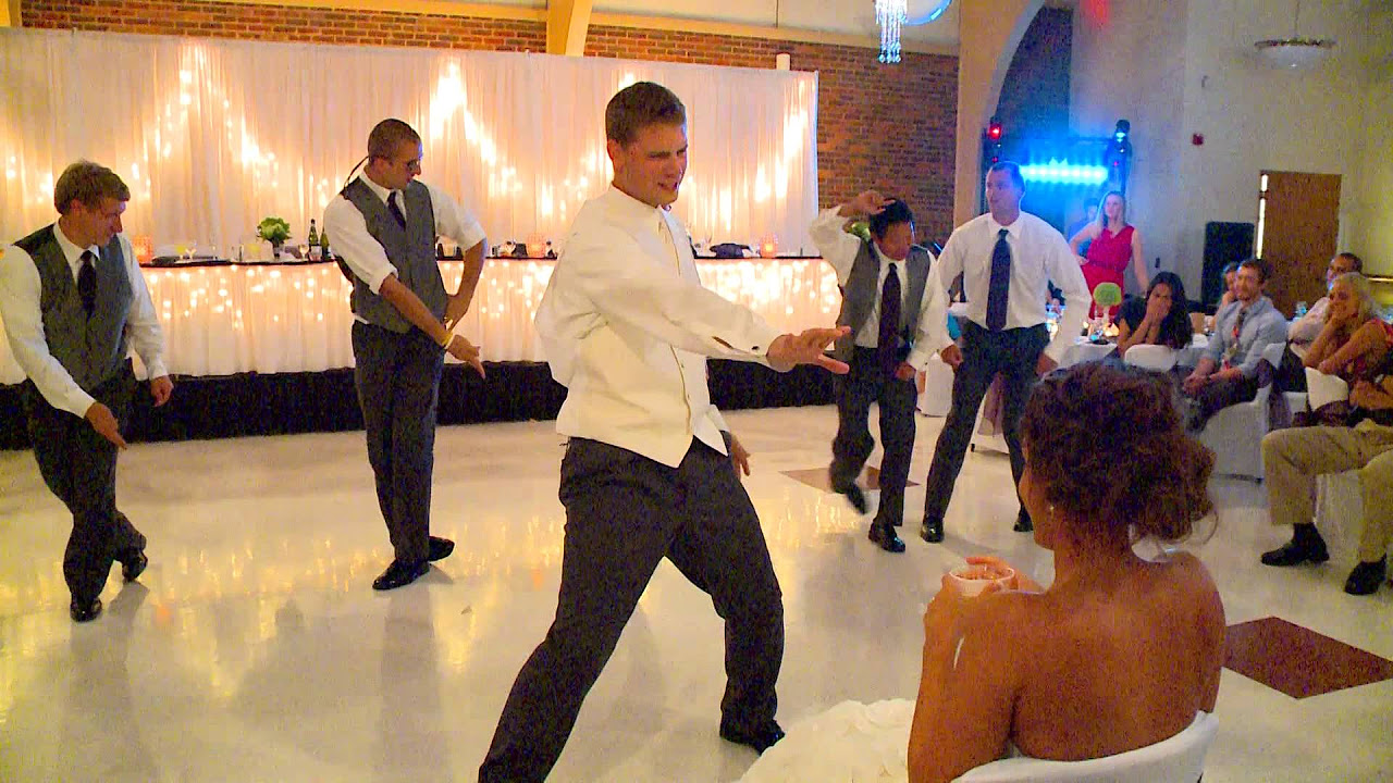 Surprise Groomsmen Dance for Alex