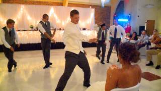 Surprise Groomsmen Dance for Alex