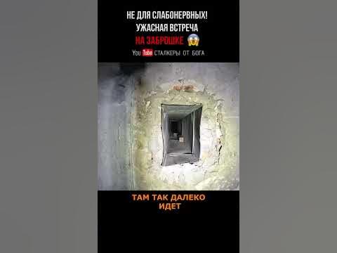 НЕ ДЛЯ СЛАБОНЕРВНЫХ УЖАСНАЯ ВСТРЕЧА НА ЗАБРОШКЕ #заброшки заброшки ...