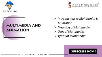 Meaning of Multimedia | Introduction to Multimedia and Animation | eLearning Video