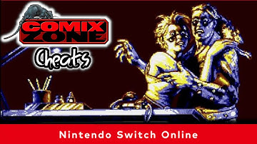Comix Zone Cheats/ Sega Genesis (Available on NSO+ Expansion Pass)