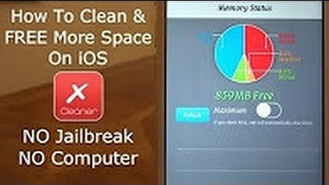 How to Delete Junk files from iPhone, iPad in iOS 10 and free more space xCleaner No Jailbreak/NO PC